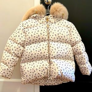 Pample Mousse puffer - goose down & fox fur coat